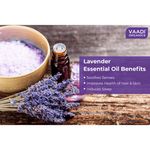 Buy Vaadi Herbals Lavender Essential Oil - Prevents Hairfall, Relieves Stress, Soothes Skin - 100% Pure Therapeutic Grade - 10 ml - Purplle