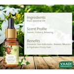 Buy Vaadi Herbals Jasmine Essential Oil - Nourishes Dry & Damaged Hair, Improves Sleep, Uplifts Mood, Reduces Acne & Blemishes - 100% Pure Therapeutic Grade - 10 ml - Purplle