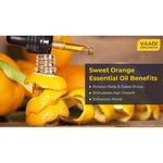 Buy Vaadi Herbals Sweet Orange Essential Oil - Vitamin C Reduces Hairfall, Improves Skin Complexion, Enhances Mood, Loosens Tired Muscles - 100% Pure Therapeutic Grade - Purplle