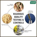 Buy Vaadi Herbals Ginger Essential Oil - Tones Skin, Prevents Hairfall, Soothing Woody Aroma - 100% Pure Therapeutic Grade - 10 ml - Purplle