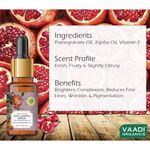 Buy Vaadi Herbals Anti Ageing Serum with Pomegranate Oil - Reduces Fine Lines, Lightens Wrinkles & Brightens Complexion 10 ml - Purplle