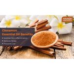 Buy Vaadi Herbals Cinnamon Essential Oil - Soothes Skin Inflammation, Relieves Stress & Anxiety & Improves Concentration - 100% Pure Therapeutic Grade - 10 ml - Purplle