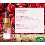 Buy Vaadi Herbals Rose Essential Oil - Improves Complexion, Evens Skin Tone - 100% Pure Therapeutic Grade - Purplle