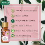 Buy Vaadi Herbals Rose Essential Oil - Improves Complexion, Evens Skin Tone - 100% Pure Therapeutic Grade - Purplle