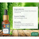 Buy Vaadi Herbals Natural Radiance Night Serum with Aloe Vera - Reduces Dark Spots & Patches, Repairs Damaged & Uneven Skin 10 ml - Purplle