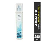 Buy Ajmal Wild Waters Eau De Toilette Aquatic Perfume (250 ml) Office Wear for Unisex - Purplle