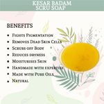 Buy ANG-TATVA Kesar Badam Scrub Soap - Purplle