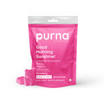 Buy Purna Immunity Multivitamin Strawberry Gummies for Women (Vitamins A, C, D, E, B12 and 8 Minerals), 30 Gummy Bears (one per day) - Purplle