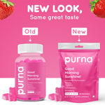 Buy Purna Immunity Multivitamin Strawberry Gummies for Women (Vitamins A, C, D, E, B12 and 8 Minerals), 30 Gummy Bears (one per day) - Purplle
