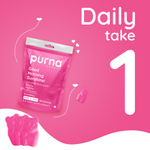 Buy Purna Immunity Multivitamin Strawberry Gummies for Women (Vitamins A, C, D, E, B12 and 8 Minerals), 30 Gummy Bears (one per day) - Purplle