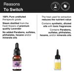 Buy Soulflower Lavender Essential Oil for Hair Nourishment, Face & Skin Care, Home Diffuser, Aromatherapy - 100% Pure, Organic and Natural Undiluted Oil, Ecocert Cosmos Organic Certified 15ml - Purplle