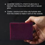 Buy Soulflower Skin Lavender Soap for plump, soft & smooth skin, 100% Pure & Natural, Handmade, SLS Free, Cold Processed, 150g - Purplle