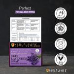 Buy Soulflower Skin Lavender Soap for plump, soft & smooth skin, 100% Pure & Natural, Handmade, SLS Free, Cold Processed, 150g - Purplle