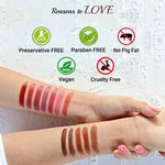 Buy Iba Long Stay Matte Lipstick Shade M06 Bold Red, 4g | Intense Colour | Highly Pigmented and Long Lasting Matte Finish | Enriched with Vitamin E | 100% Natural, Vegan & Cruelty Free - Purplle