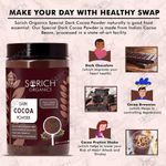 Buy Sorich Organics Unsweetened Dark Cocoa Powder - 100% Pure, Natural, Unsweetened, Vegan & Gluten Free - 400 Gm - Purplle