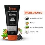 Buy Fantraa Activated Charcoal Face Scrub (100 ml) - Purplle
