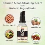 Buy Fantraa Long Beard Oil Enrich With Argan Oil (30 ml) - Purplle