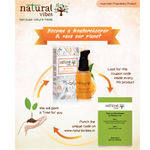 Buy Natural Vibes Ayurvedic Vitamin C Skin Repair and Glow Regime with 1 Vitamin C Face Wash (120 ml), 1 Vitamin C Face Mask (50 g) and 1 Vitamin C Skin Care Face Serum (30 ml) - Purplle