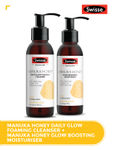 Buy Swisse Skin brighting combo- Manuka Honey Glow Boosting Moisturiser (120 ml) & Manuka Honey Daily Glow Foaming Cleanser (120 ml) - Purplle