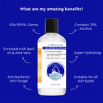Buy ST. D'VENCE Cleanser Hand Rub (Hand Sanitizer with 70% Alcohol) (300 ml) - Purplle