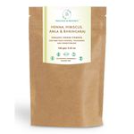 Buy Precious & Nature's Henna, Hibiscus, Amla & Bhringaraj Certified Organic Henna Powder (200 g) - Purplle