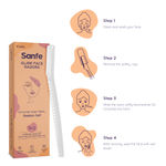 Buy Sanfe Glide Face Razor For Hair Removal For Women - Pack of 3 Instant & Painless Eyebrows, Upper lips, Stainless Steel Blade & Firm Grip (Multicolor) - Purplle