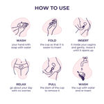 Buy Sanfe Reusable Menstrual Cup - Small Size With Pouch, Mini Apple Cider Vinegar & Cranberry Intimate Wash 15 ml, Cup Wash 15ml - Purplle
