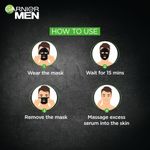 Buy Garnier Men PowerWhite XL Charcoal Mask Pack of 3 3 x 28g (Pack of 3) - Purplle