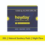 Buy Heyday Natural & Organic All Night Long Sanitary Napkins (14 Pads) - Purplle