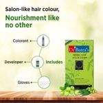 Buy Dr Batra's Colour Nourish Hair Ammonia, Paraben Free Colour Cream Enriched With Olive Oil to Nourish Hair Black - 120 gm - Purplle