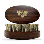 Buy BeardHood Beard Brush 100% Boar Bristles Handmade Military Grade Rosewood Handle – Use with Beard Oil, Beard Wax, Beard Balm and Beard Cream - Purplle