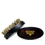 Buy BeardHood Beard Brush 100% Boar Bristles Handmade Military Grade Rosewood Handle – Use with Beard Oil, Beard Wax, Beard Balm and Beard Cream - Purplle