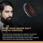 Buy BeardHood Beard Brush 100% Boar Bristles Handmade Military Grade Rosewood Handle – Use with Beard Oil, Beard Wax, Beard Balm and Beard Cream - Purplle