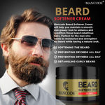 Buy Mancode Beard Softening Cream Classic, 60ml And Charcoal Deep Cleansing Soap, 125gm (pack of 2) - Purplle