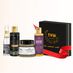 Buy TNW- The Natural Wash Hair SPA Kit Gift Pack for Healthy, Longer & Stronger Hair with Onion Hair Oil + Herbal Shampoo + Hair Serum + Hair Protective Pack (All Natural, Sulphate-Free, Paraben-Free) - Purplle