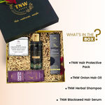Buy TNW- The Natural Wash Hair SPA Kit Gift Pack for Healthy, Longer & Stronger Hair with Onion Hair Oil + Herbal Shampoo + Hair Serum + Hair Protective Pack (All Natural, Sulphate-Free, Paraben-Free) - Purplle