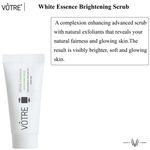 Buy VOTRE White Essence Brightening Scrub 30 gm - Purplle