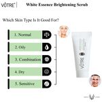 Buy VOTRE White Essence Brightening Scrub 30 gm - Purplle