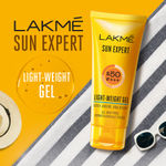 Buy Lakme Sun Expert Gel light Sunscreen, SPF 50 PA+++ | Broad spectrum UVA/B protection | Blue light protection | No White Cast | for all dry, oily, normal skin| Matte Finish 100gm - Purplle