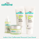 Buy mCaffeine Quick Green Tea Detox Kit | Dirt Removal, Exfoliation | Vitamin C | Face Wash, Face Scrub | Paraben & SLS Free 200 gm - Purplle