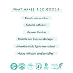 Buy mCaffeine Must-Have Coffee Face Duo | Free All Purpose Teal Pouch | Deep Cleanser, Reduces Puffiness | Face Wash, Face Serum 140 ml - Purplle
