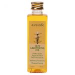 Buy AURAVEDIC Skin Lightening Oil 100 Ml. Saffron Oil/Turmeric Face oil for Glowing Skin, Pigmentation,Dark spots,Skin Whitening, Skin Brightening for Women/Men - Purplle