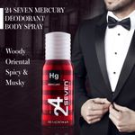 Buy Revlon 24 Seven Deodorant Body Spray for Man – Mercury - Purplle