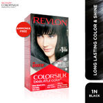 Buy Revlon Colorsilk Hair Color with Keratin - Black 1N - Purplle