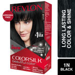 Buy Revlon Colorsilk Hair Color with Keratin - Black 1N - Purplle