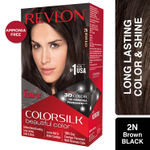Buy Revlon Colorsilk Hair Color with Keratin - Brown Black 2N - Purplle