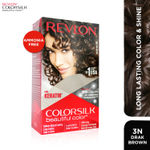 Buy Revlon Colorsilk Hair Color with Keratin - Dark Brown 3N - Purplle