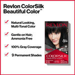 Buy Revlon Colorsilk Hair Color with Keratin - Dark Mahogany Brown 3RB - Purplle