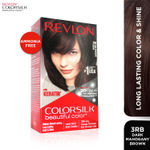 Buy Revlon Colorsilk Hair Color with Keratin - Dark Mahogany Brown 3RB - Purplle