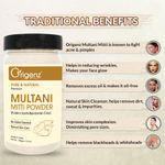 Buy Origenz Premium Multani Mitti Powder (Fuller’s Earth/Bentonite Clay) - Purplle